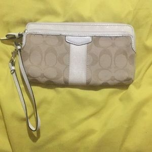 Large Coach wristlet